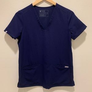 FIGS Technical Collection Navy Blue Women’s Scrub Top Size X-Small